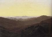 Caspar David Friedrich The Riesengebirge Mountains oil painting